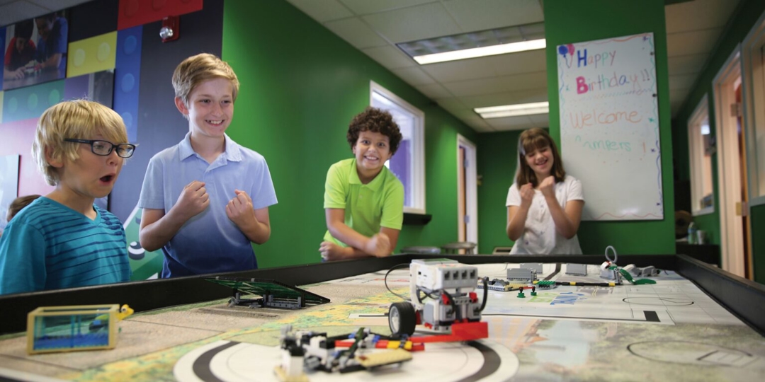 Students at STEM class