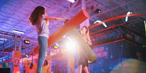 kids on balance beam