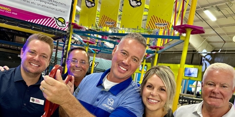 people at grand opening