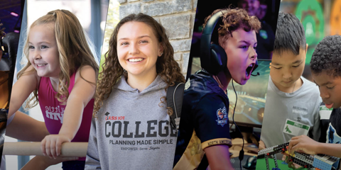 kids participating in unleashed brands activities